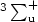 $^3\sum_{\rm u}^+$