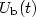 $U_{\mathrm{b}}(t)$
