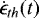 $ \dot{\epsilon}_{th}(t) $