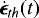 $ \dot{\boldsymbol{\epsilon }}_{th} (t) $