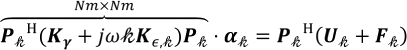Mathematical equation